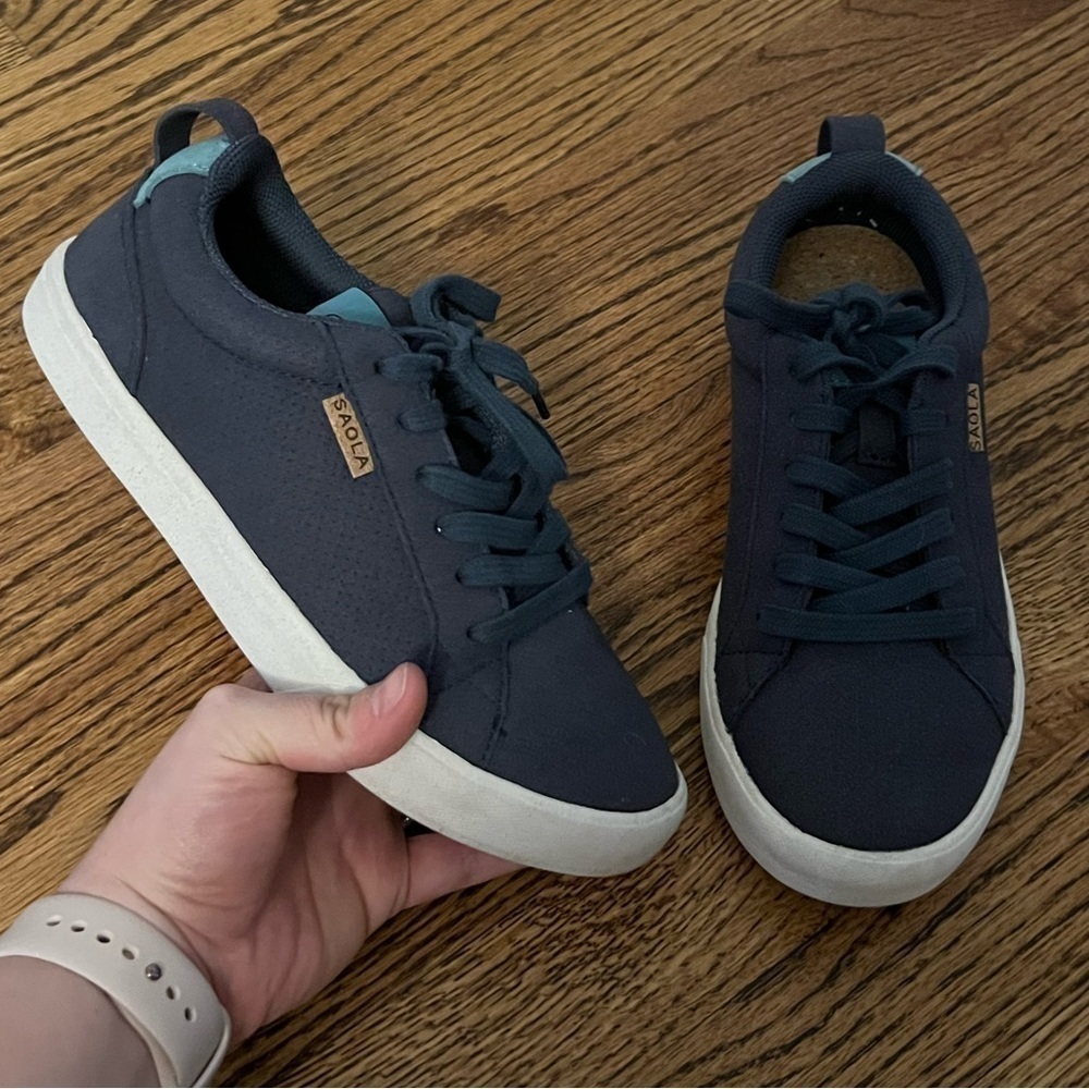Saola | Cannon‎ Women Blue Night Sneakers Sz 6.5